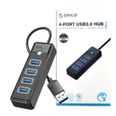 PW4U ORICO 4-Port USB HUB 3.0 5Gbps High Speed Fast Data Transfer